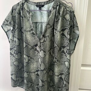 Snakeskin Blouse